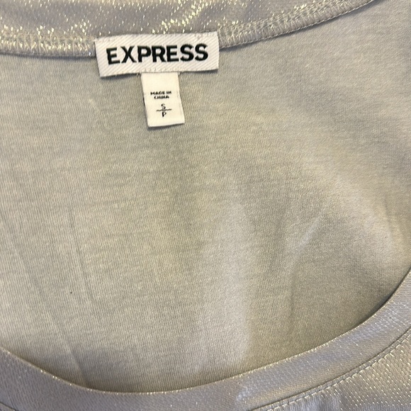 Shiny shimmery, EXPRESS brand tank size small - Picture 3 of 5